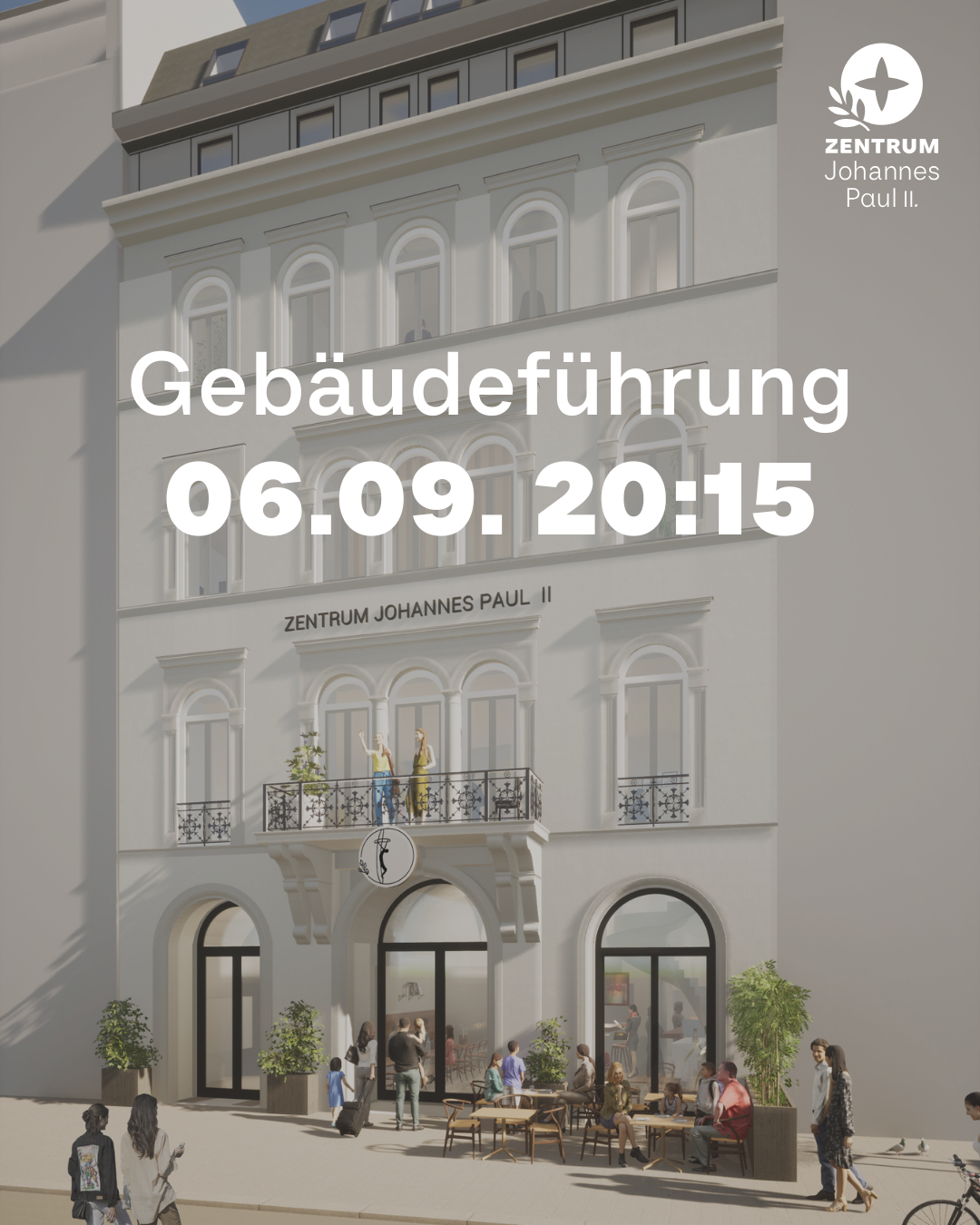 Gebäudeführung Samstag 06.09. (20:15) | Guided tour of the building Saturday 06.09. (20:15)