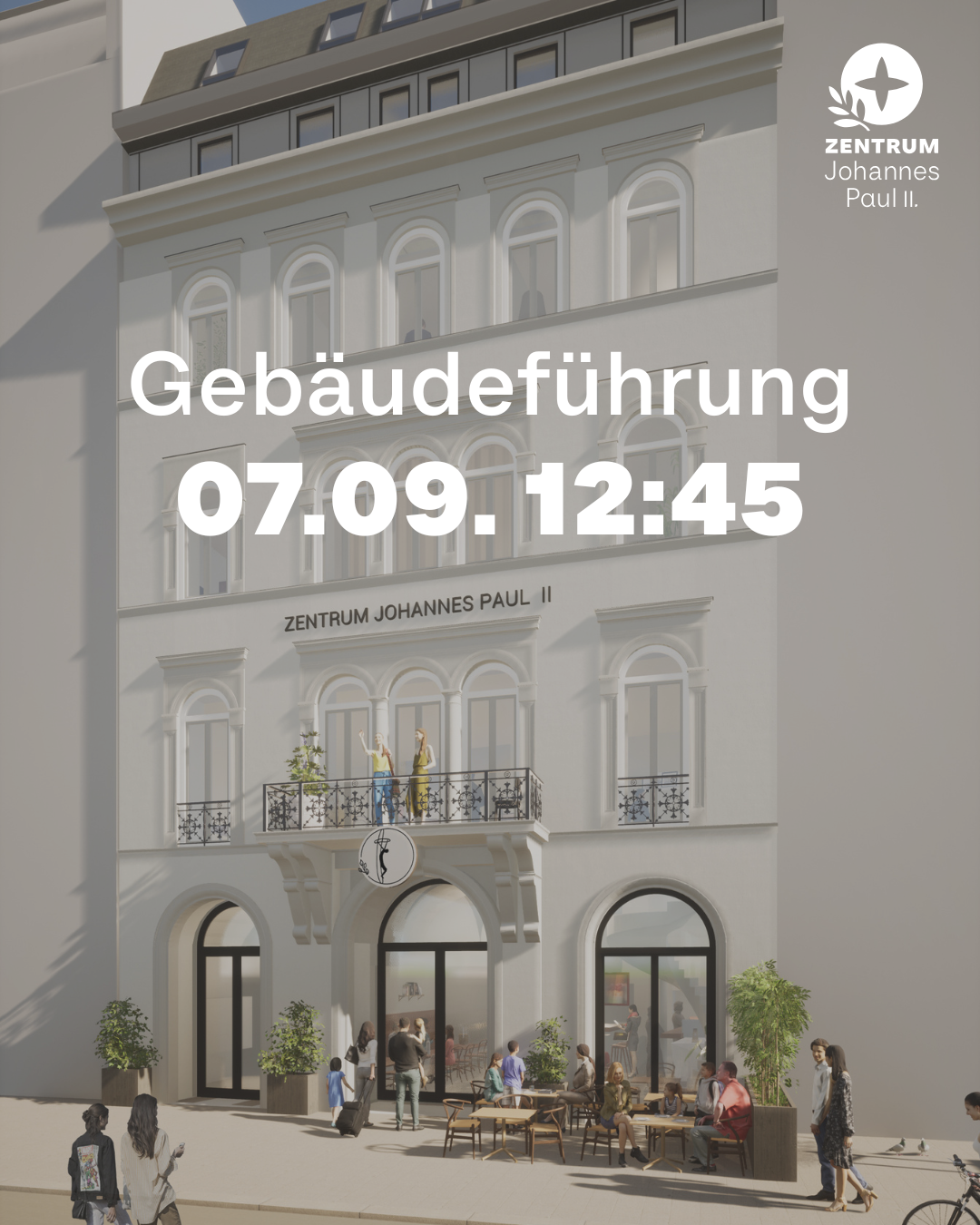 Gebäudeführung Sonntag 07.09. (12:45) | Guided tour of the building Sunday 07.09. (12:45)