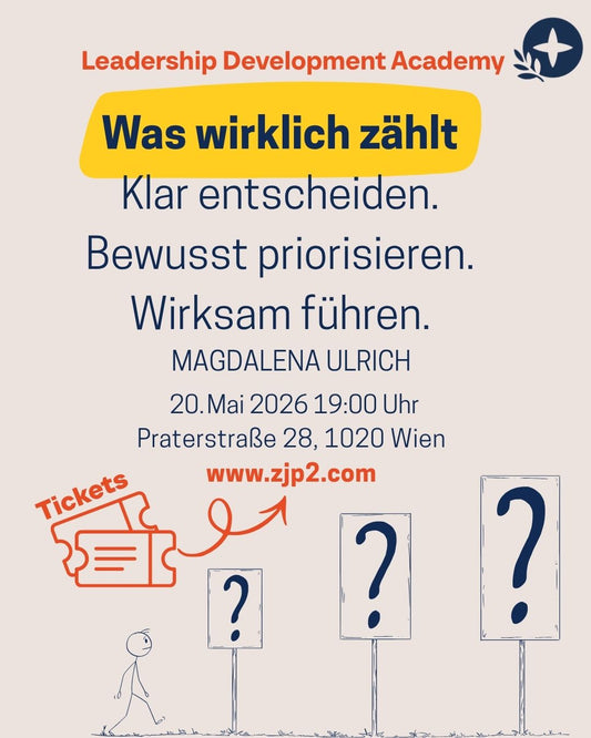LDA - Was wirklich zählt – Klar entscheiden. Bewusst priorisieren. Wirksam führen.