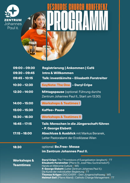 INVEST & INVITE - Resource Church Konferenz im Zentrum Johannes Paul II.