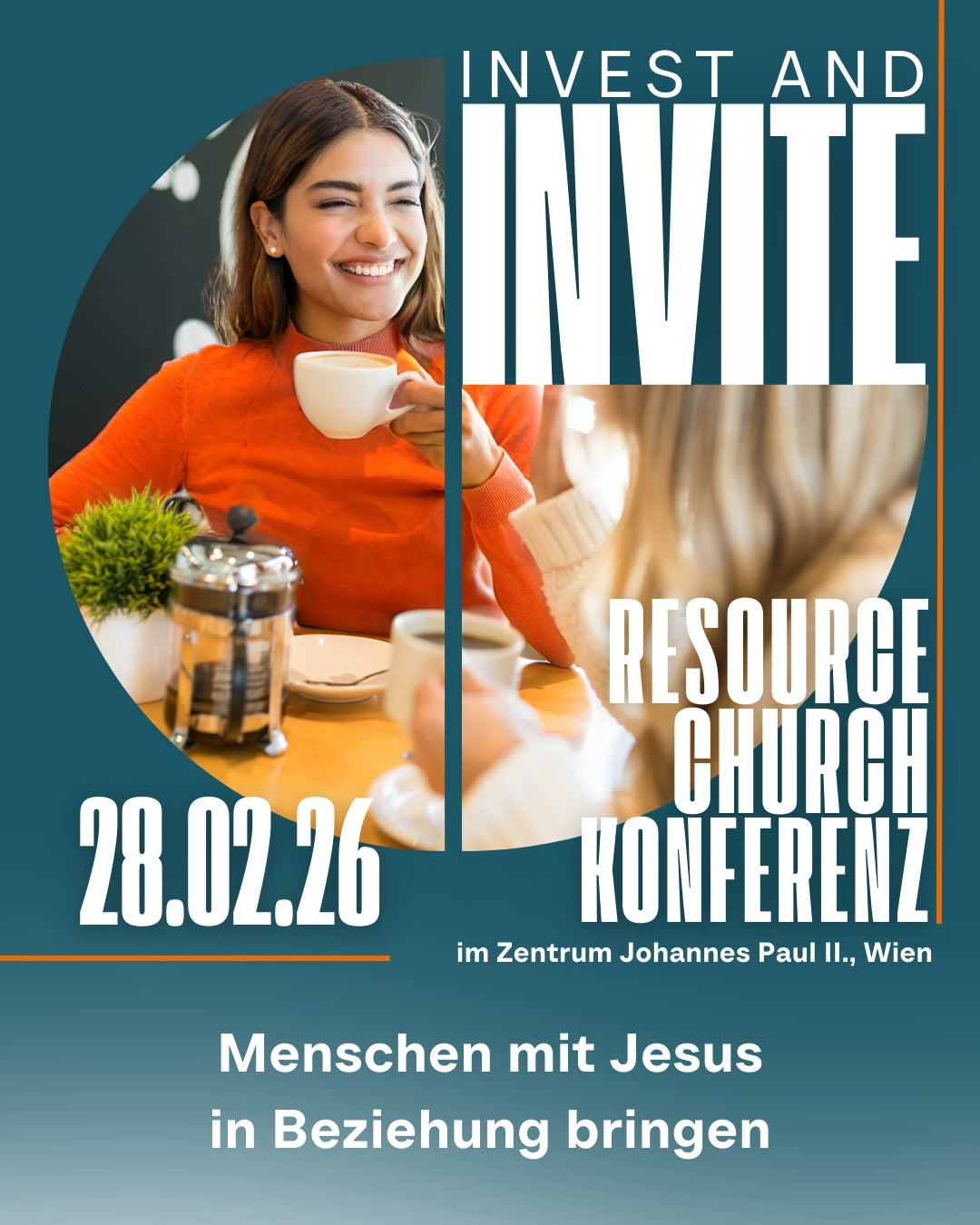 INVEST & INVITE - Resource Church Konferenz im Zentrum Johannes Paul II.
